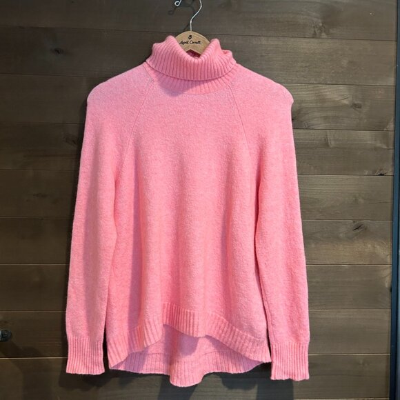 J CREW Turtleneck Sweater Supersoft Wool Alpaca Sz M - Picture 1 of 4